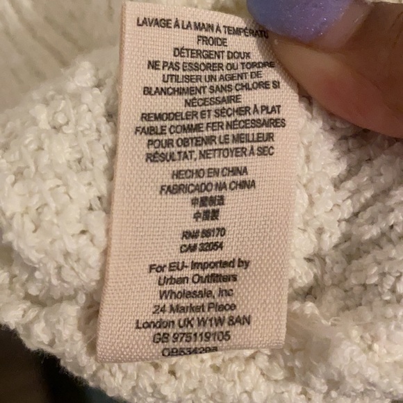 FP cowl neck oversized sweater size S - Picture 3 of 6